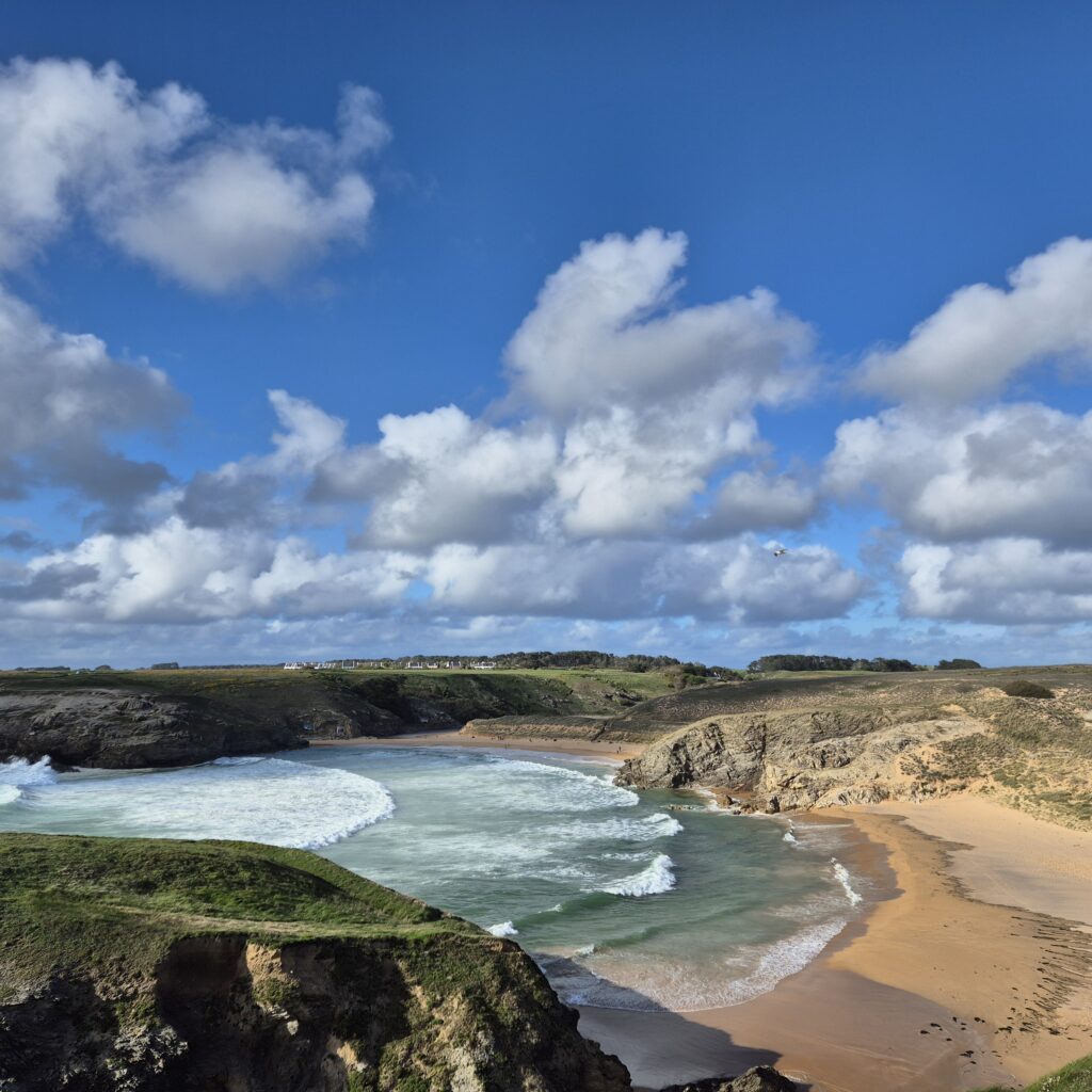 Plage de Donnant à Belle-Ile-en-Mer.