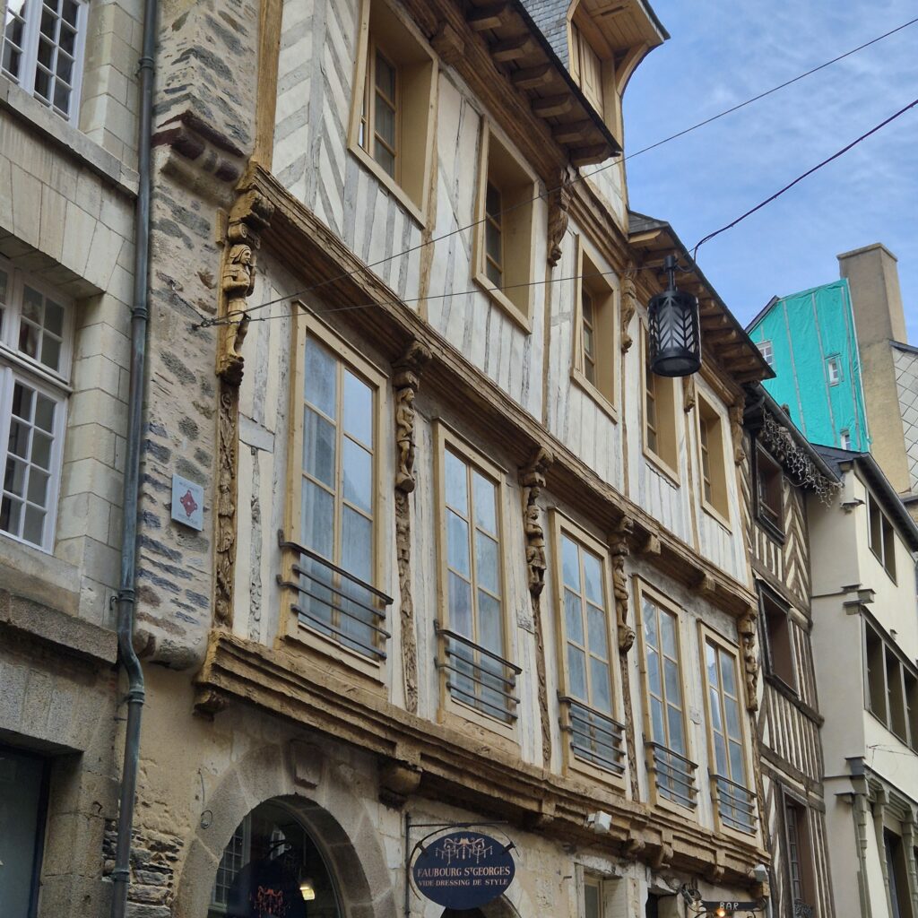 Immeuble a colombage à Rennes