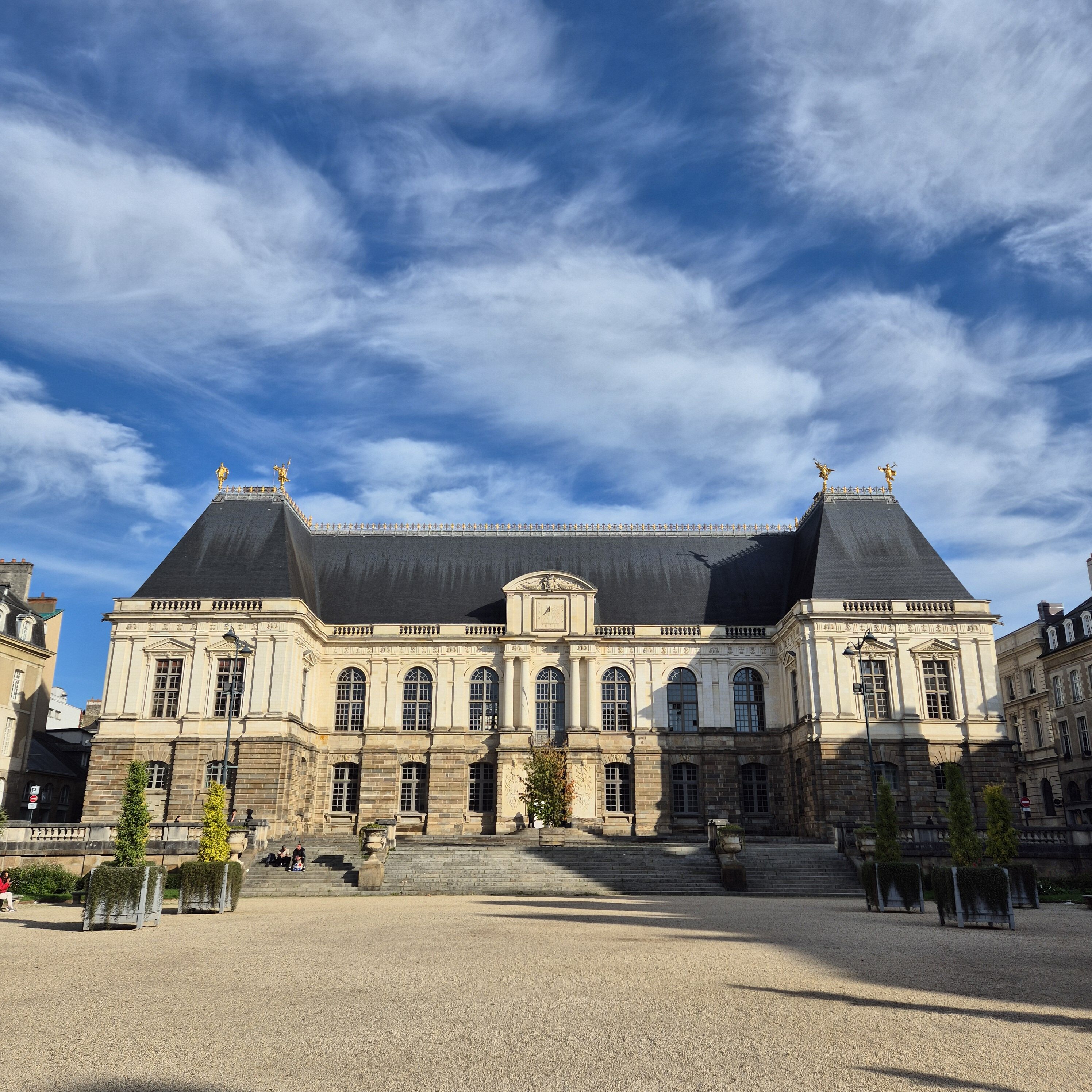 Palais du parlement de bretagne à Rennes.